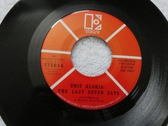 UNIT GLORIA Psychedelic Rock – 45rpm The Merry Dance bw Last Seven Days – PROMO