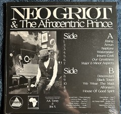 Neo Griot & The Afrocentric Prince LP The Village 2022 Spoken Word Jazz New
