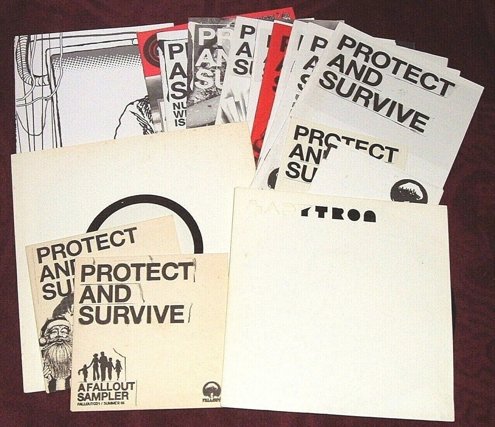 FALLOUT RECORDS..MAILERS POSTER 2 CD’S LADYTRON SUGAR 7″ RUMBLESTRIPS 8″ PROMO