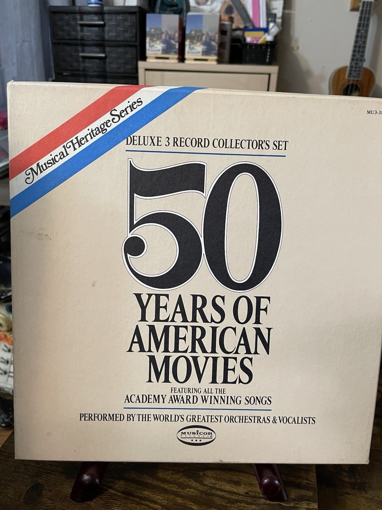 50 YEARS OF AMERICAN MOVIES DELUXE 3 LP BOX SET Collectors Set