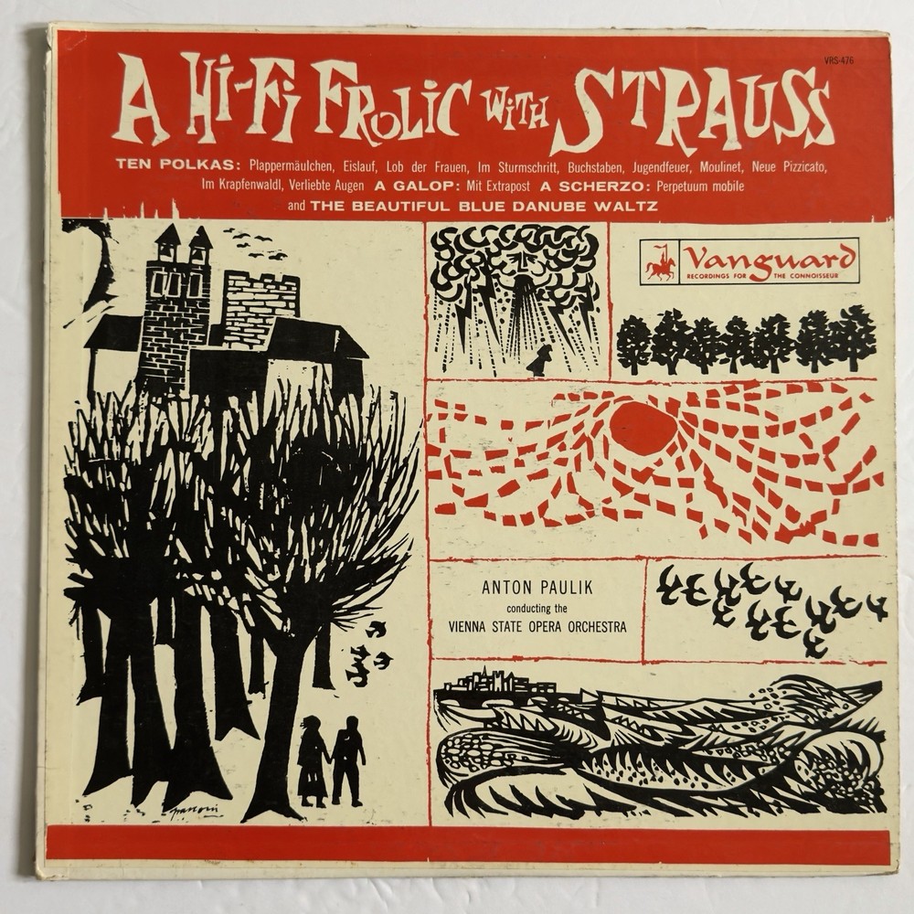 A Hi-Fi Frolic with Strauss~Vienna State Opera~Anton Paulik, Conductor~EX Vinyl
