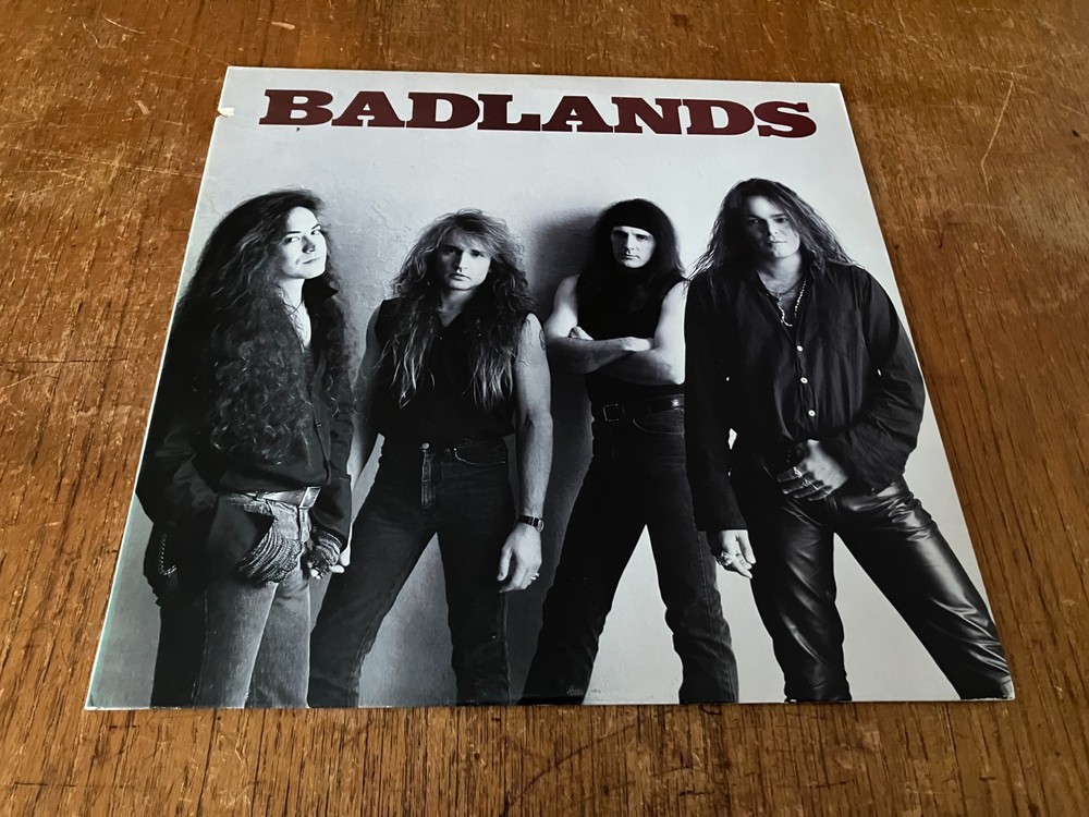 BADLANDS Badlands LP Vinyl 1989 US 1st Press Jake E. Lee Ozzy Osbourne VERY RARE