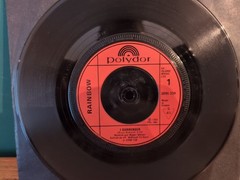 Rainbow I Surrender 7” Vinyl Record 1981 Polydor Records 2095 339