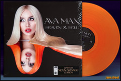 AVA MAX Heaven & Hell LP on NEON ORANGE VINYL New SEALED