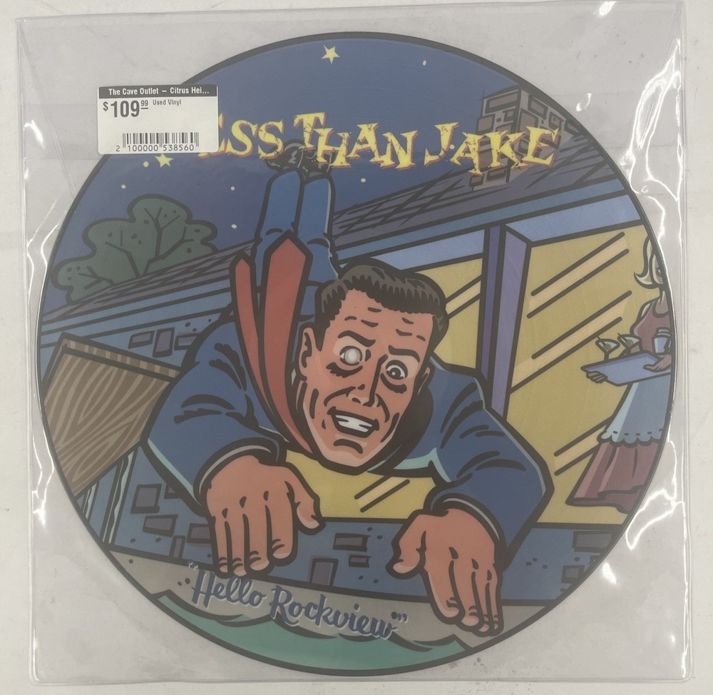 Less Than Jake – Hello Rockview Picture Disc LP Vinyl Drive Thru Records 12″