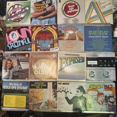 16x Used LP Vinyl Record Lot Mixed Grade G+ to VG+ Oldies Compilations