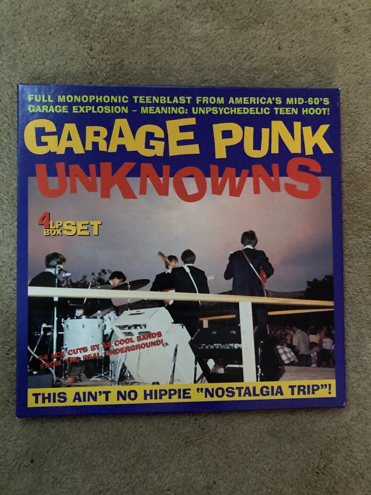 GARAGE PUNK UNKNOWNS – This Ain’t No Hippie Nostalgia Trip! 4xLP BOX EX/EX