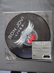 BON JOVI “Live 2″ Limited Edition 10” Picture Disc EP- 2014 Mercury B002166 – NM