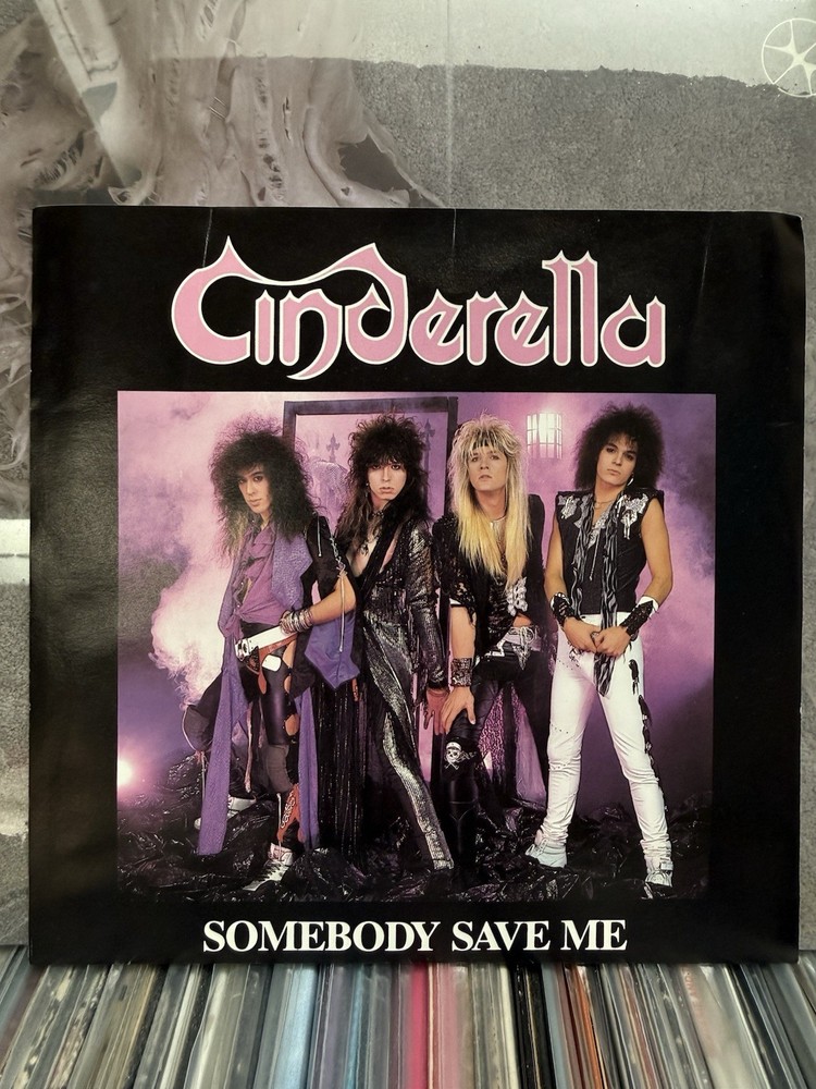 NOS CINDERELLA Somebody Save Me 7″ Single 45 RPM Pic Sleeve Mercury 888 483-7