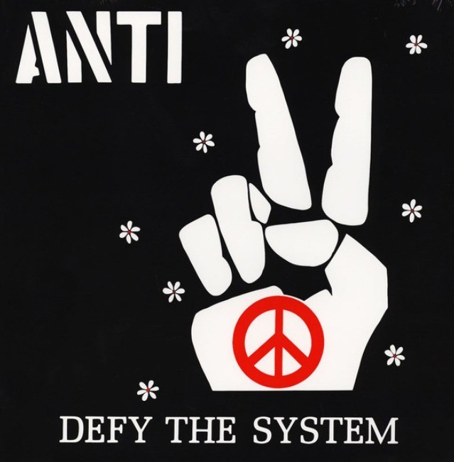 Anti Defy The System LP Album vinyl record 2022 reissue Punk Radiation Reissues