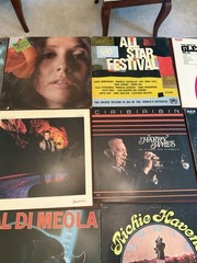 18 LP Vinyl Record Lot Jazz Fusion Big Band Al Di Meola Sanborn Tom Scott More