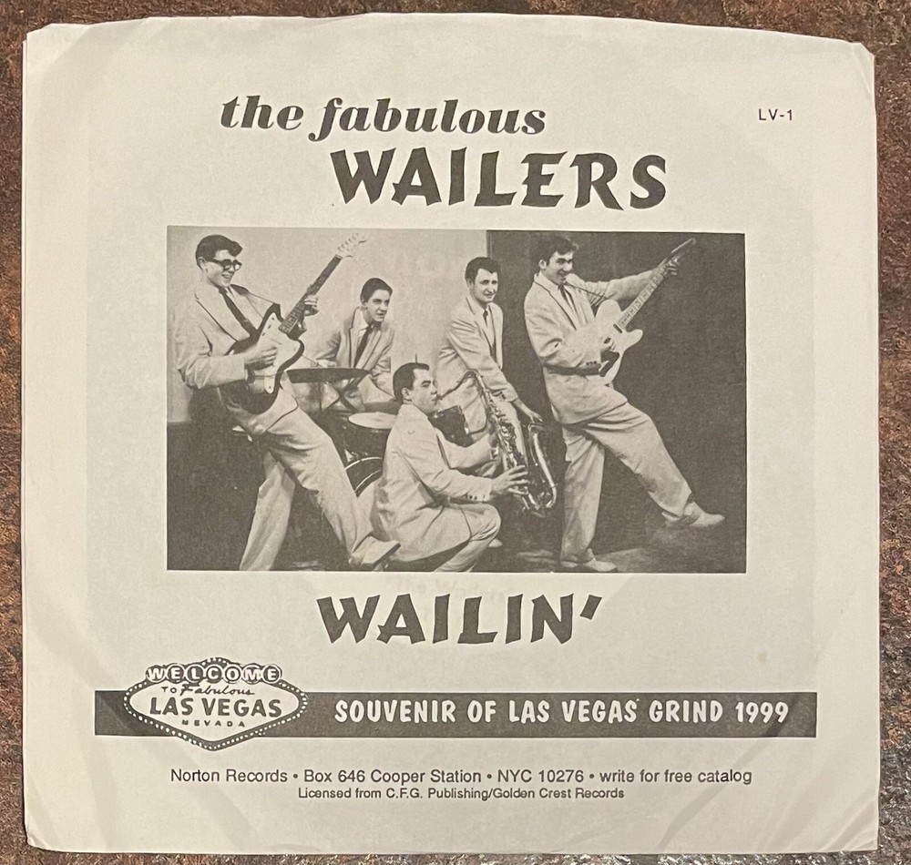 TRASHMEN / WAILERS Church Key Wailin’ 7″ N/NM- GRAY wax etiquette mummies sonics