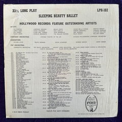 Sleeping Beauty Ballet LP HOLLYWOOD Cheesecake (Julie Newmar) Catwoman Sexy EX