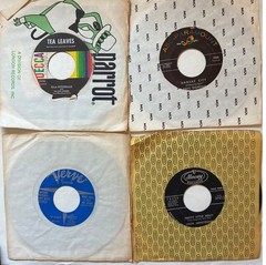 Lot of 24 jazz Vinyl Records 45s Singles 1950s Pearl Bailey, Count Basie, etc