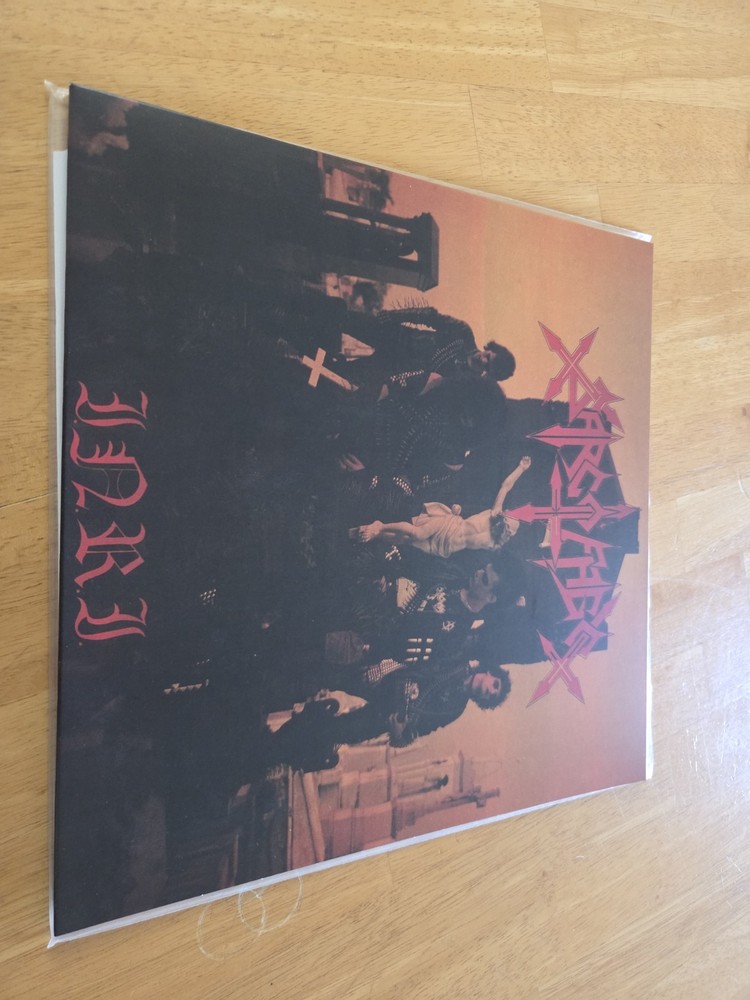Sarcófago INRI Greyhaze Records 2017 Black Vinyl LP 12″