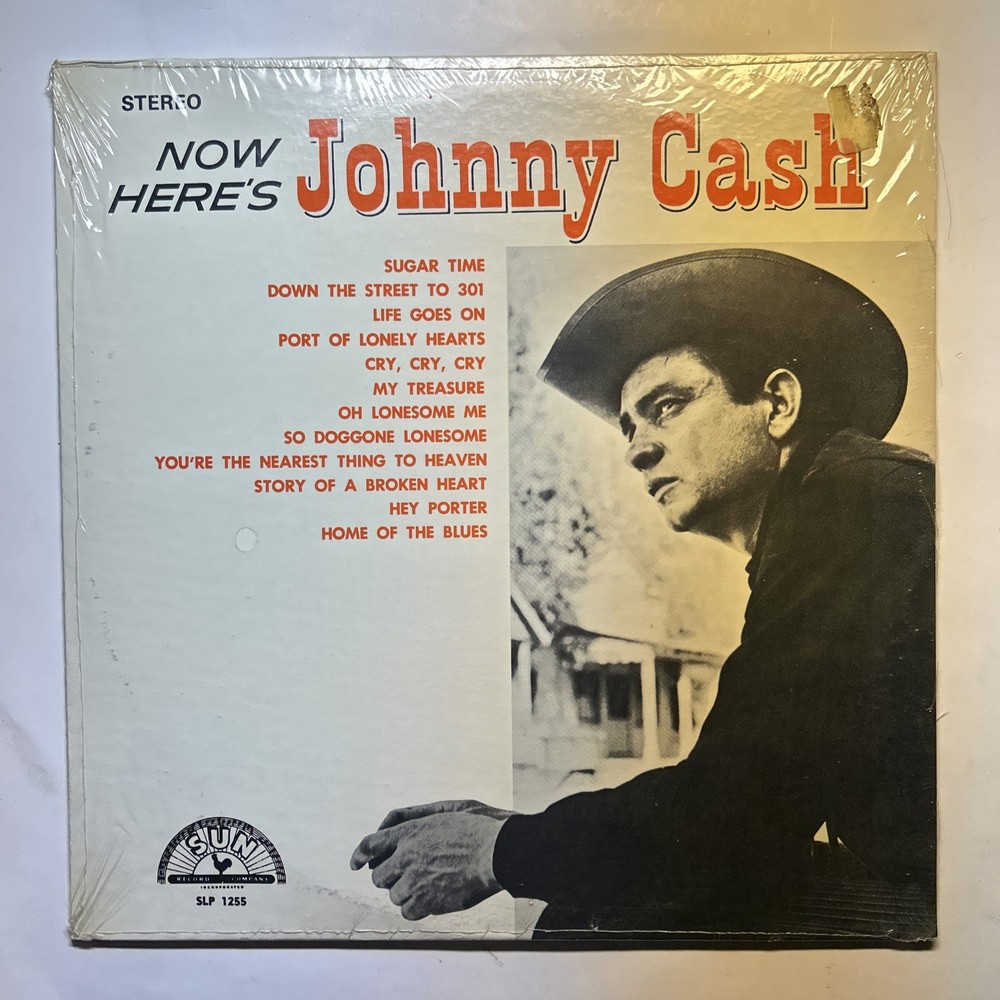 Johnny Cash – Now Here’s LP Sun SLP-1255 VG+ In Shrink