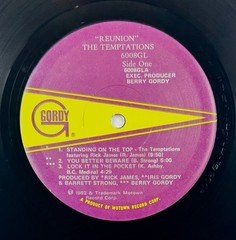 The Temptations – Reunion 1982 Vinyl LP Album Record Gordy