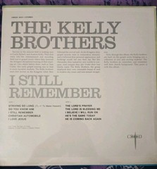 Vintage original LP by The Kelly Brothers I Still Remember Creed 3015 Stereo