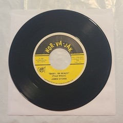 James Storie – Baby, I’m Ready/ Same – Nor Va Jak Promo VG+ 45 RPM Record