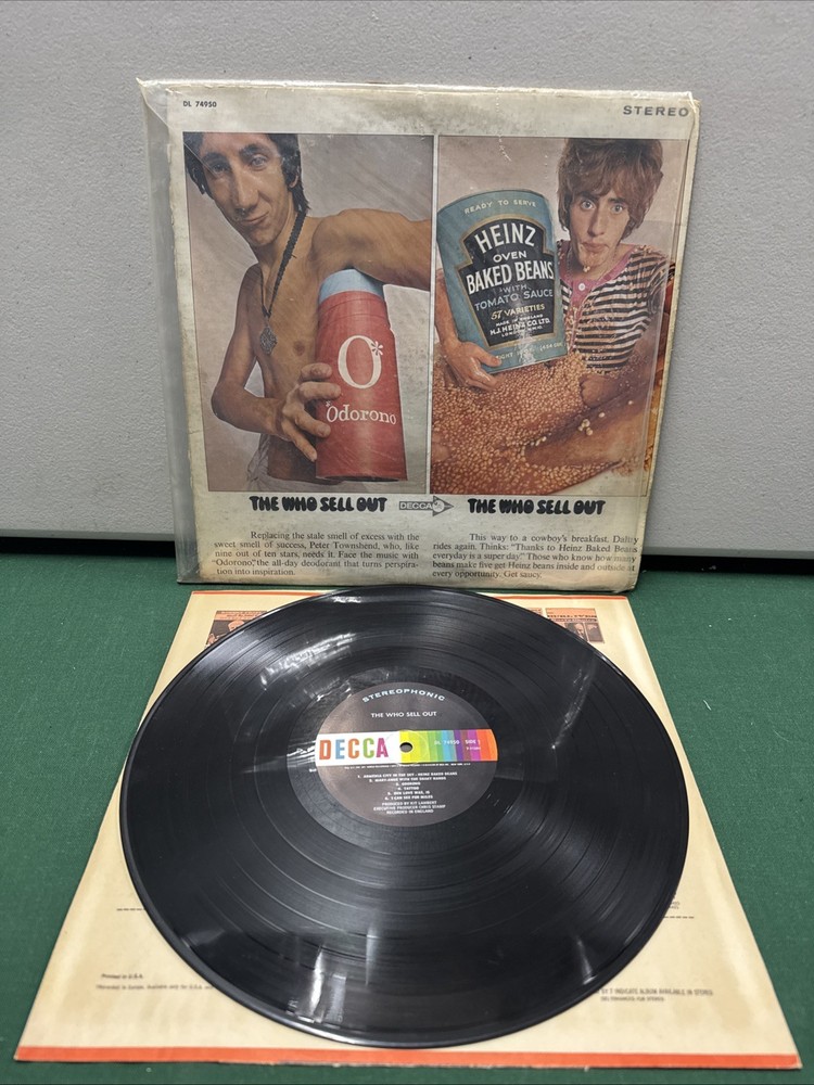 THE WHO Sell Out 1967 LP Vinyl Record Album : EX/VG DL 74950