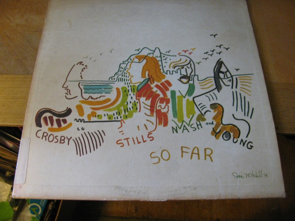 1974 CROSBY STILLS NASH YOUNG SO FAR VINYL RECORD ALBUM SD 19119 VG ATLANTIC