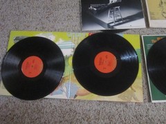Nine Vintage Classic Rock, Pop, Blues, Folk, Beach LP Record Albums