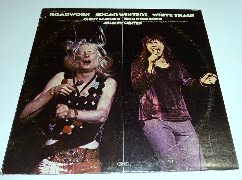 Edgar Winter’s White Trash Roadwork 2LP Gatefold Epic KEG 31249 Vinyl