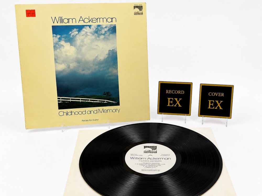 William Ackerman Childhood and Memory LP Windham Hill 1979 EX EX In Shrink Ultra