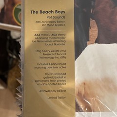 Beach Boys Pet Sounds VINYLPHYLE Mono/Stereo 2 180g LPs 60th Annivers NEW Sealed