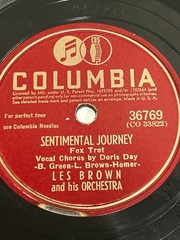 Les Brown Sentimental Journey / Twilight Time 78 RPM Record Columbia