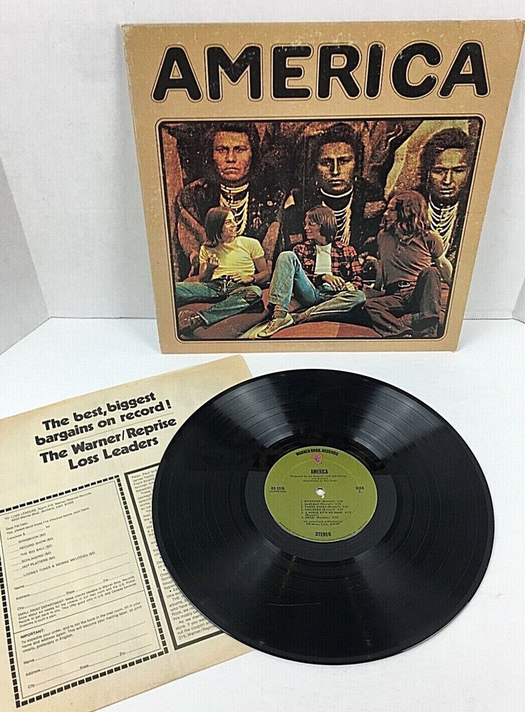 America 12” Vinyl Record Album LP 1971 BS 2576 S39997 REI