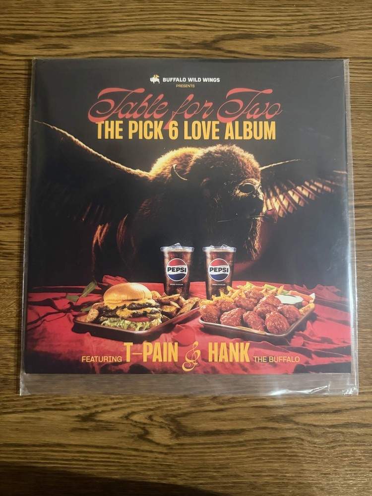 Buffalo Wild Wings Hank T-Pain Vinyl Album Liquid Sauce *IN HAND & SHIPS TODAY*