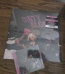 Bebe Rexha Durty Blonde Drink And A Little Love Edition CD Singed And UO LP…