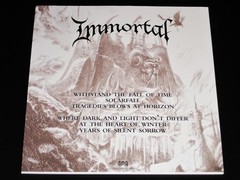 Immortal: At The Heart Of Winter LP Color Vinyl Record 2025 Slipcover EU NEW