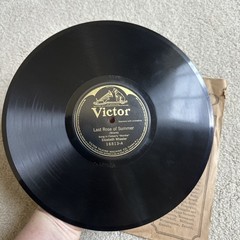 4 VICTOR Records SCROLL 78 RPM LOT w Sleeves 2 Songs Per Disk Vtg 1920s – As Is