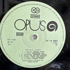 Skoda Lasky Rosamunde LP Opus 9114 0383 Czech Brass Polka VG+ VG