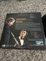 OUTER SPACE INNER SPACE THE STORY OF JIM IRWIN APOLLO 15 LP + POSTER NASA SIGNED