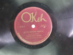 Conways Band – OKEH 4135 – Near Beer & Auto Riders Frolic – 78 RPM