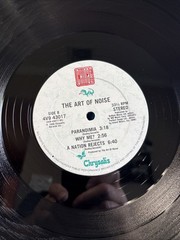 THE ART OF NOISE – MAX HEADROOM PARANOIMIA 12″ CHRYSALIS 4V9-43017 -inner EX