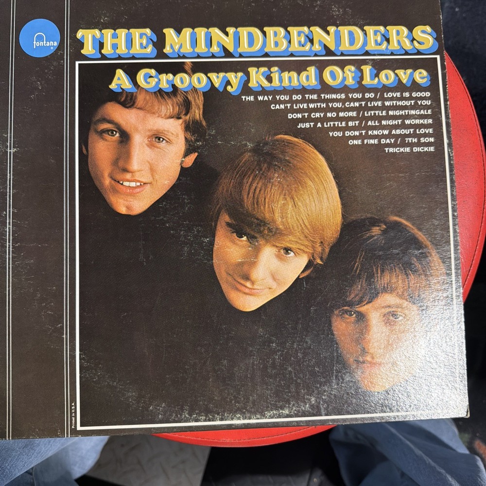 THE MINDBENDERS “A Groovy Kind of Love” Vinyl LP (1966) MGF 27554 Fontana EX/VG+