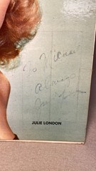 autographed 1950s vg+vg no ringwear Julie London Julie Is Her Name see noteslp33