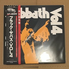 “BLACK SABBATH Vol.4” w/OBI JAPAN reissue 2024 new sealed