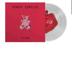 Vince Staples Cry Baby 12″ LP Limited Edition Bloodshot Clear/Red Vinyl