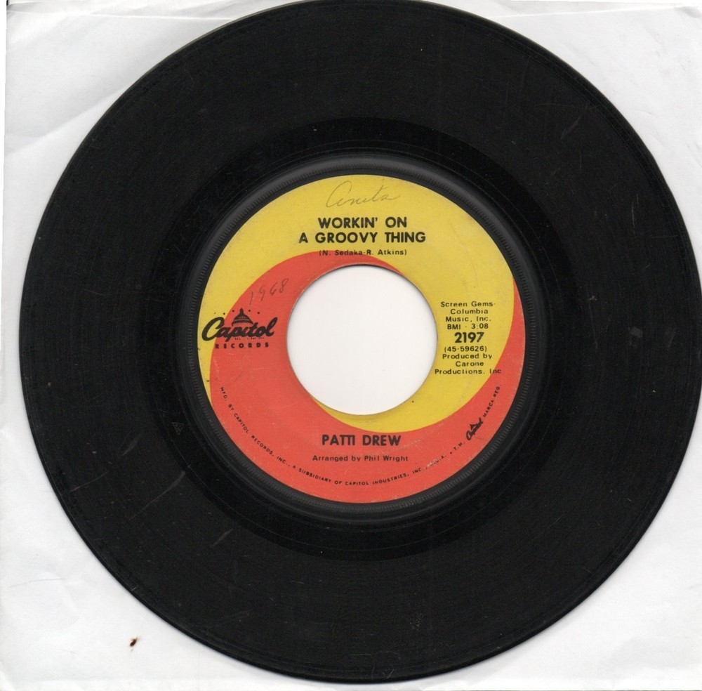 Patti Drew Working On A Groovy Thing on Capitol Northern Soul