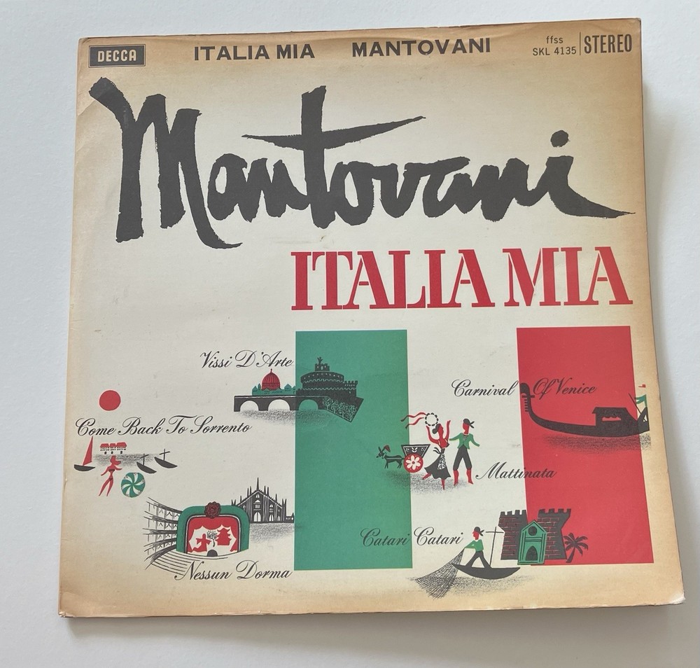 Italia Mia – Mantovani And His Orchestra 12” Vinyl LP 1961