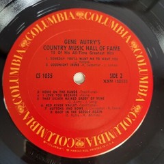 Gene Autry – Country Music Hall of Fame Album – Vinyl LP Record Columbia CS 1035