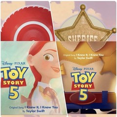 Taylor Swift Toy Story 5 I Knew It I Knew You Jessie Hat & Badge 10″ Vinyl Set