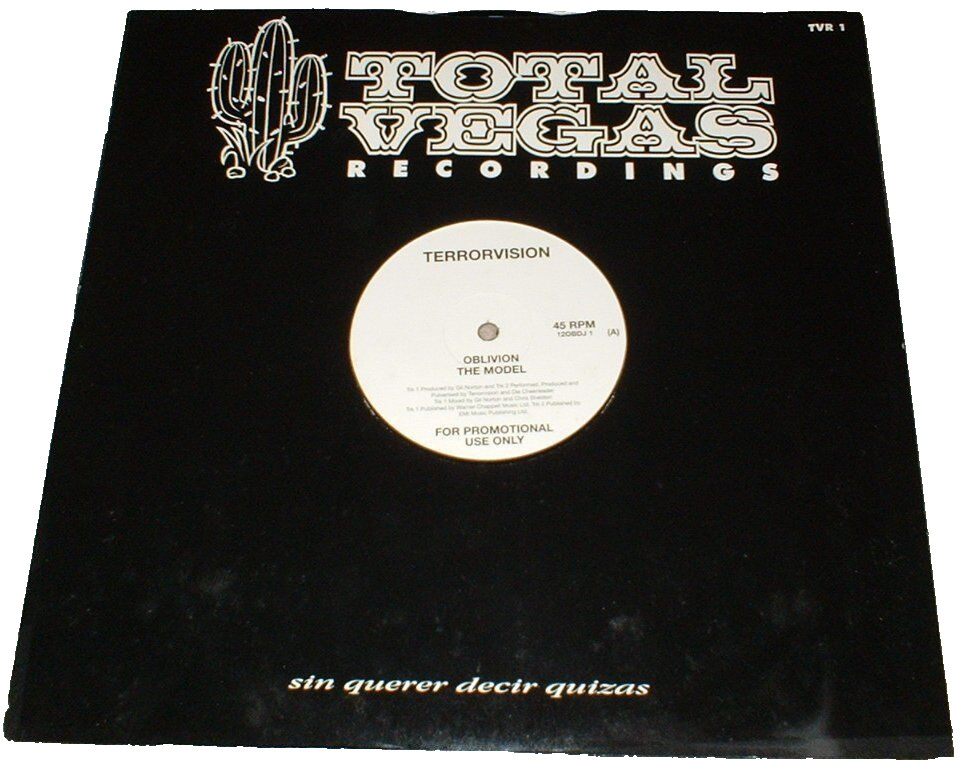 Terrorvision – Oblivion one sided promotional 12 inch vinyl single