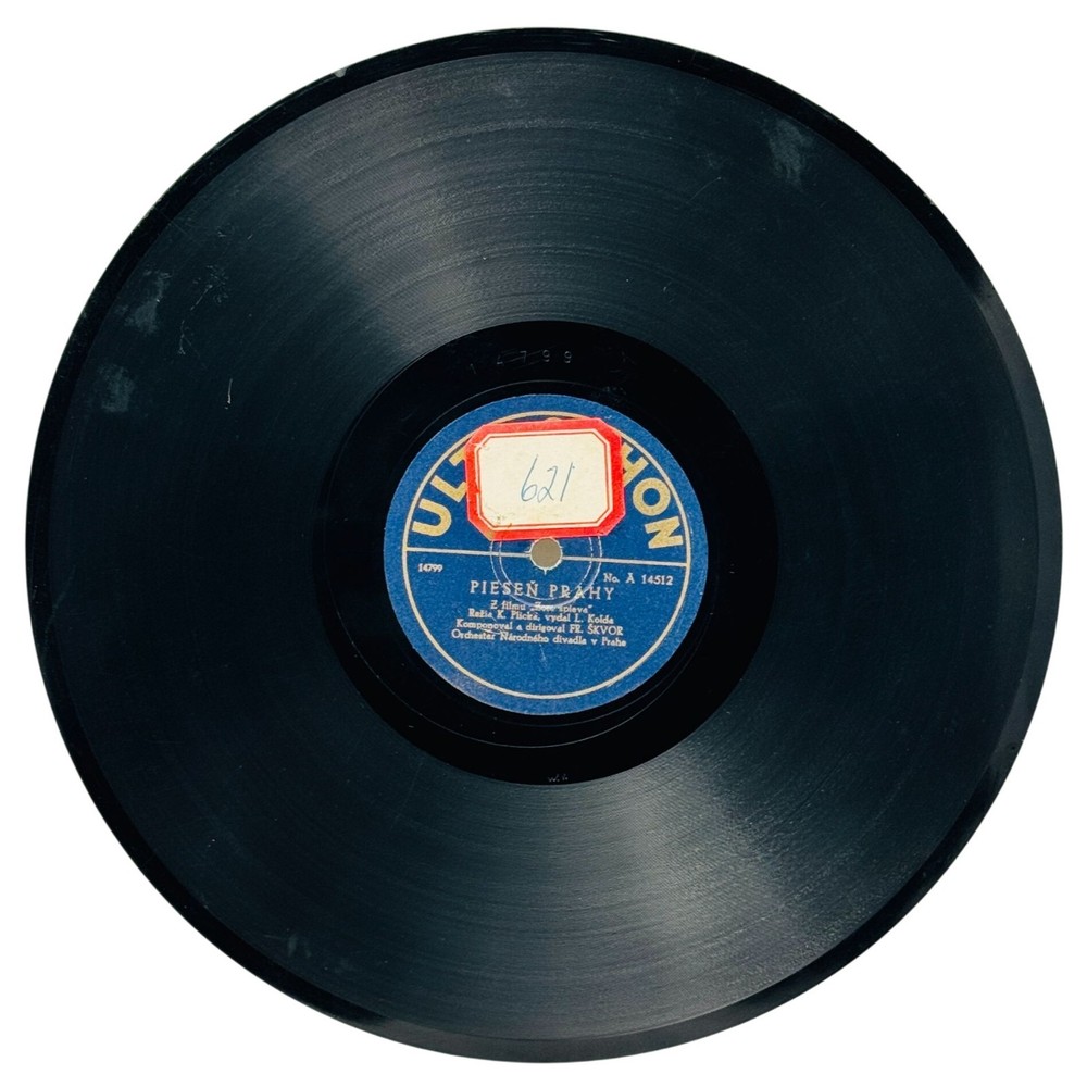 Ultraphon A14512 10” Czech Record Prague National Theatre Orchestra Pisen Prahy