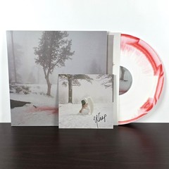 WISP Pandora SIGNED Blood Records /500 WHITE RED BLOOD STAIN SWIRL Vinyl EP
